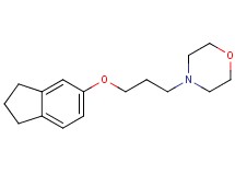 4-[3-(2,3-dihydro-1H-inden-5-yloxy)propyl]morpholine hydrochloride