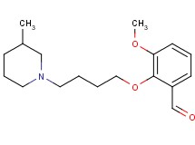 3-methoxy-2-[4-(3-methyl-1-piperidinyl)butoxy]benzaldehyde hydrochloride