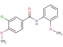 3-chloro-4-methoxy-N-(2-methoxyphenyl)benzamide