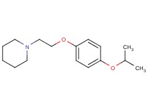 1-[2-(4-isopropoxyphenoxy)ethyl]piperidine hydrochloride