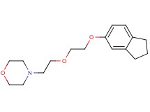 4-{2-[2-(2,3-dihydro-1H-inden-5-yloxy)ethoxy]ethyl}morpholine hydrochloride