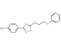 3-(4-methylphenyl)-5-(3-phenoxypropyl)-1,2,4-oxadiazole