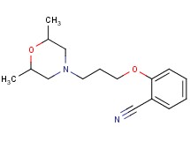 2-[3-(2,6-dimethyl-4-morpholinyl)propoxy]benzonitrile hydrochloride