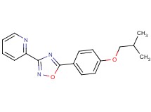 2-[5-(4-isobutoxyphenyl)-1,2,4-oxadiazol-3-yl]pyridine