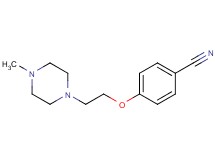 4-[2-(4-methyl-1-piperazinyl)ethoxy]benzonitrile hydrochloride