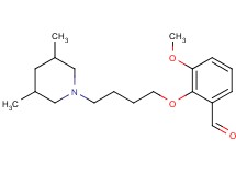 2-[4-(3,5-dimethyl-1-piperidinyl)butoxy]-3-methoxybenzaldehyde hydrochloride