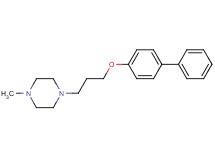 1-[3-(4-biphenylyloxy)propyl]-4-methylpiperazine hydrochloride