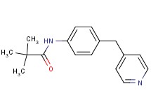 2,2-dimethyl-N-[4-(4-pyridinylmethyl)phenyl]propanamide
