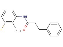 N-(3-fluoro-2-methylphenyl)-3-phenylpropanamide