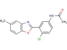 N-[4-chloro-3-(5-methyl-1,3-benzoxazol-2-yl)phenyl]acetamide