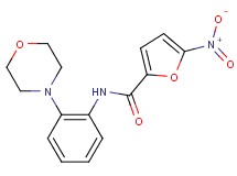 N-[2-(4-morpholinyl)phenyl]-5-nitro-2-furamide
