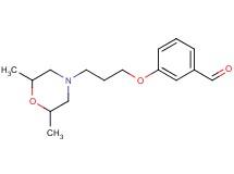 3-[3-(2,6-dimethyl-4-morpholinyl)propoxy]benzaldehyde hydrochloride