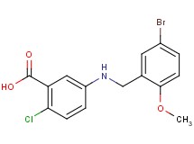5-[(5-bromo-2-methoxybenzyl)amino]-2-chlorobenzoic acid