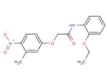 N-(2-ethoxyphenyl)-2-(3-methyl-4-nitrophenoxy)acetamide