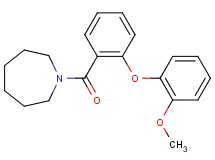 1-[2-(2-methoxyphenoxy)benzoyl]azepane