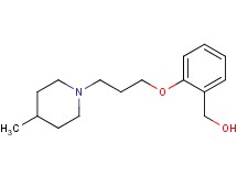 {2-[3-(4-methyl-1-piperidinyl)propoxy]phenyl}methanol