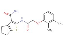 2-{[(2,3-dimethylphenoxy)acetyl]amino}-5,6-dihydro-4H-cyclopenta[b]thiophene-3-carboxamide
