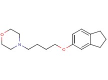 4-[4-(2,3-dihydro-1H-inden-5-yloxy)butyl]morpholine hydrochloride