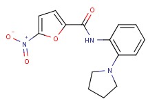 5-nitro-N-[2-(1-pyrrolidinyl)phenyl]-2-furamide