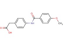 {4-[(4-methoxybenzoyl)amino]phenyl}acetic acid
