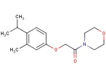 4-[(4-isopropyl-3-methylphenoxy)acetyl]morpholine