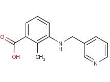 2-methyl-3-[(3-pyridinylmethyl)amino]benzoic acid