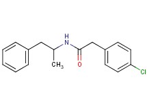 2-(4-chlorophenyl)-N-(1-methyl-2-phenylethyl)acetamide