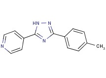 4-[3-(4-methylphenyl)-1H-1,2,4-triazol-5-yl]pyridine