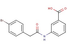 3-{[(4-bromophenyl)acetyl]amino}benzoic acid
