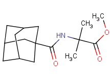 methyl N-(1-adamantylcarbonyl)-2-methylalaninate