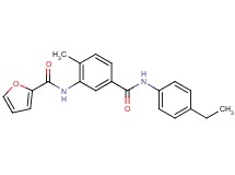 N-(5-{[(4-ethylphenyl)amino]carbonyl}-2-methylphenyl)-2-furamide