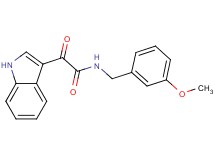 2-(1H-indol-3-yl)-N-(3-methoxybenzyl)-2-oxoacetamide