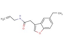 N-allyl-2-(5-ethyl-1-benzofuran-3-yl)acetamide