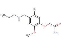 2-{5-bromo-2-methoxy-4-[(propylamino)methyl]phenoxy}acetamide