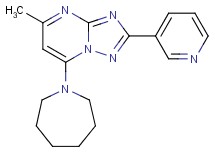 7-(1-azepanyl)-5-methyl-2-(3-pyridinyl)[1,2,4]triazolo[1,5-a]pyrimidine