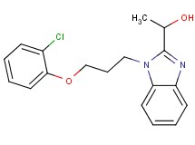 1-{1-[3-(2-chlorophenoxy)propyl]-1H-benzimidazol-2-yl}ethanol