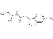 N-(sec-butyl)-2-(6-methyl-1-benzofuran-3-yl)acetamide