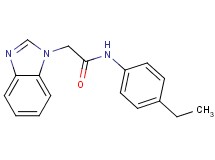2-(1H-benzimidazol-1-yl)-N-(4-ethylphenyl)acetamide