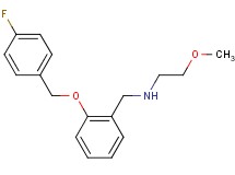 N-{2-[(4-fluorobenzyl)oxy]benzyl}-2-methoxyethanamine hydrochloride