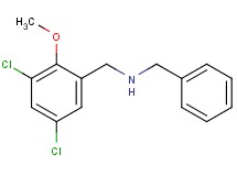 N-benzyl-1-(3,5-dichloro-2-methoxyphenyl)methanamine hydrochloride