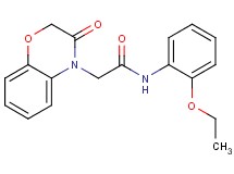 N-(2-ethoxyphenyl)-2-(3-oxo-2,3-dihydro-4H-1,4-benzoxazin-4-yl)acetamide