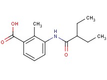 3-[(2-ethylbutanoyl)amino]-2-methylbenzoic acid