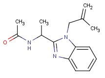 N-{1-[1-(2-methyl-2-propen-1-yl)-1H-benzimidazol-2-yl]ethyl}acetamide