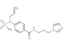 4-[allyl(methylsulfonyl)amino]-N-[3-(1H-imidazol-1-yl)propyl]benzamide