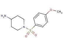 1-[(4-methoxyphenyl)sulfonyl]-4-piperidinamine