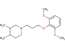 1-[3-(2,6-dimethoxyphenoxy)propyl]-3,4-dimethylpiperidine hydrochloride