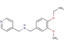 (4-ethoxy-3-methoxybenzyl)(4-pyridinylmethyl)amine hydrochloride