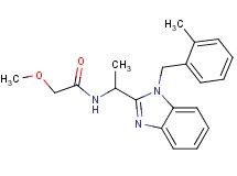 2-methoxy-N-{1-[1-(2-methylbenzyl)-1H-benzimidazol-2-yl]ethyl}acetamide