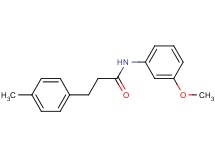 N-(3-methoxyphenyl)-3-(4-methylphenyl)propanamide