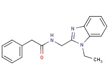 N-[(1-ethyl-1H-benzimidazol-2-yl)methyl]-2-phenylacetamide